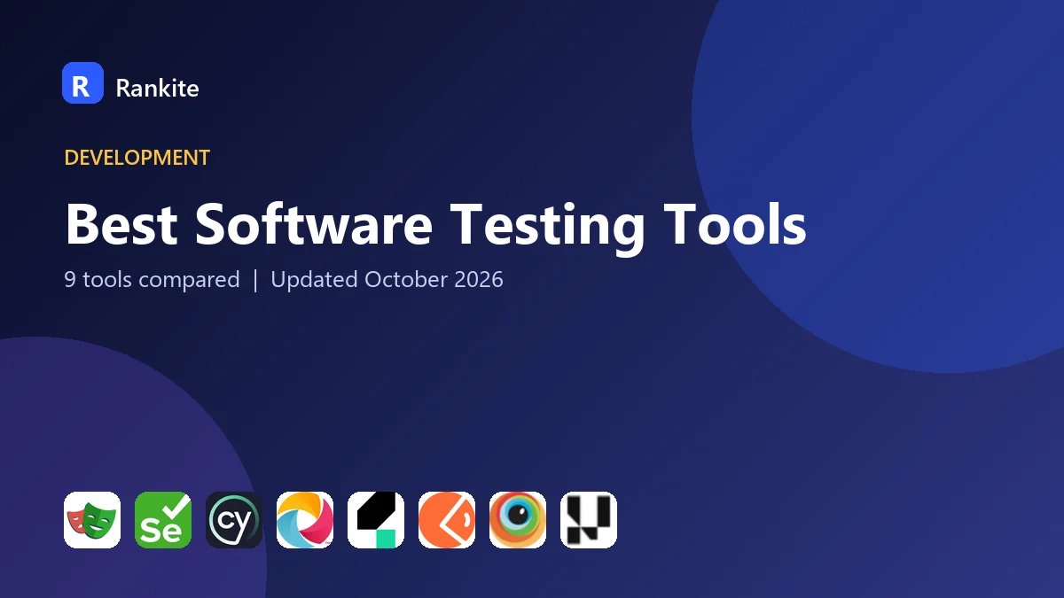 Best Software Testing Tools in 2026: 9 Tools Compared