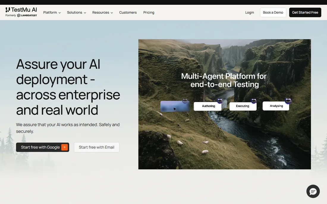 TestMu AI homepage