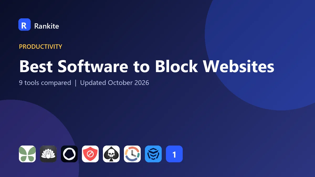 Best Software to Block Websites in 2026: 9 Tools Compared