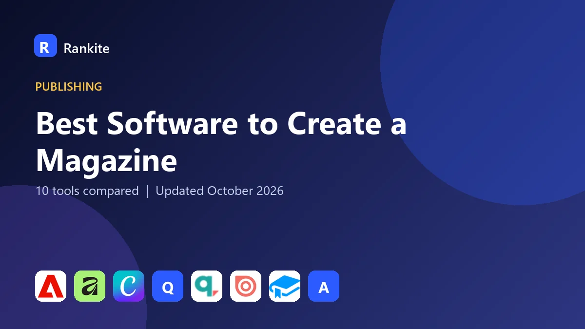 Best Software to Create a Magazine in 2026: 10 Tools Compared