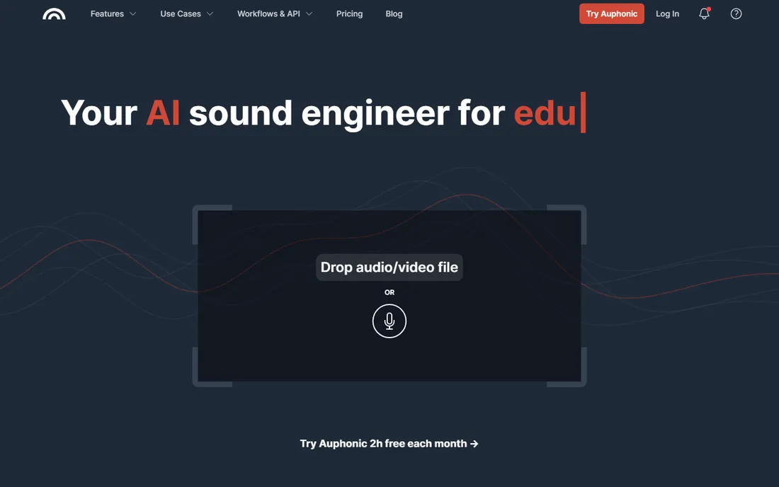 Auphonic homepage
