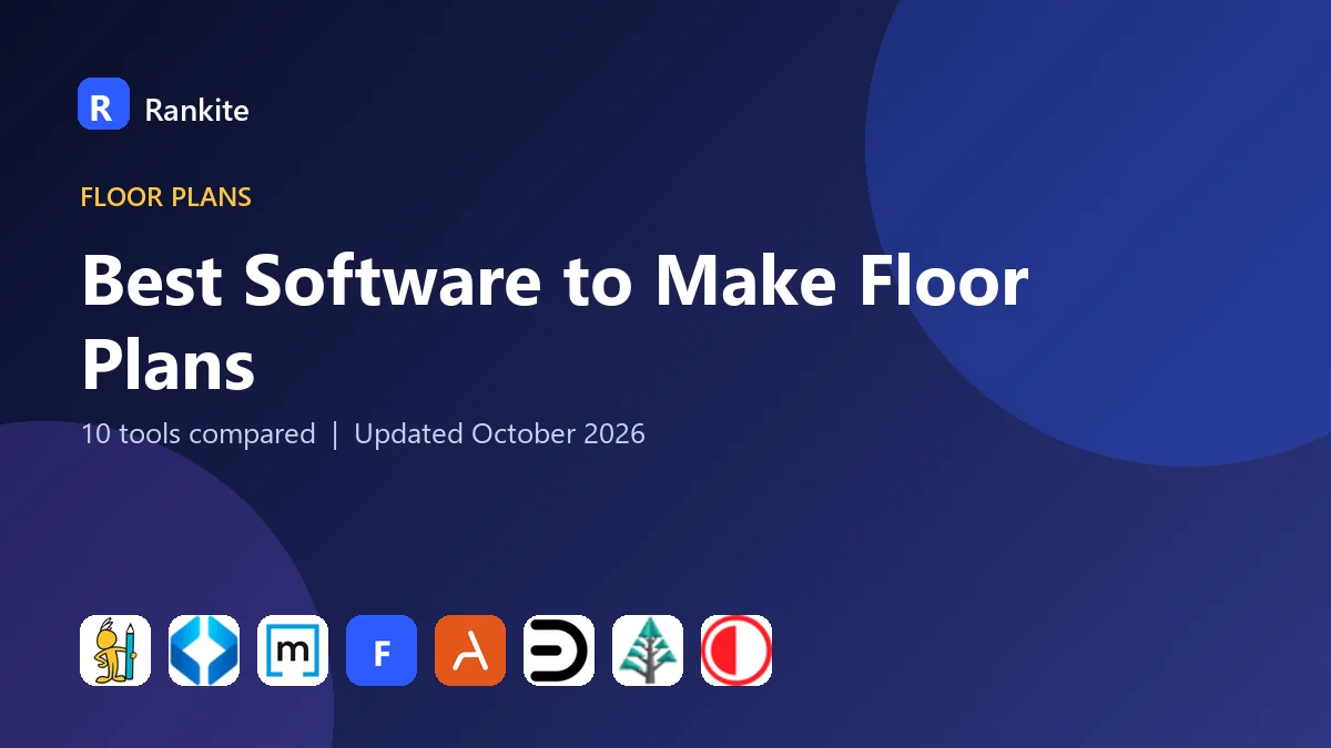 Best Software to Make Floor Plans in 2026: 10 Tools Compared