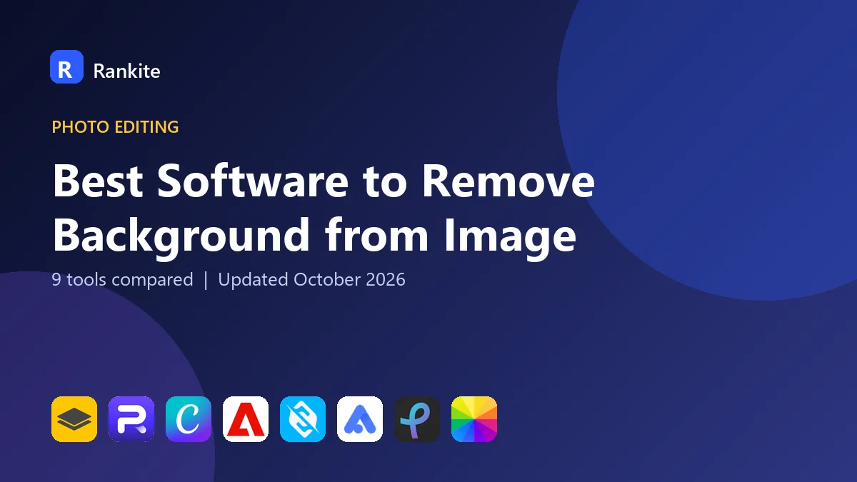Best Software to Remove Background from Image in 2026: 9 Tools Compared