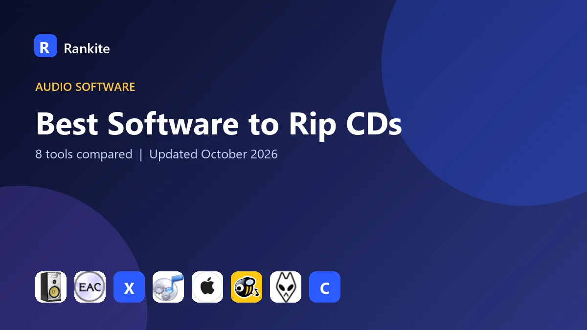 Best Software to Rip CDs in 2026: 8 Tools Compared