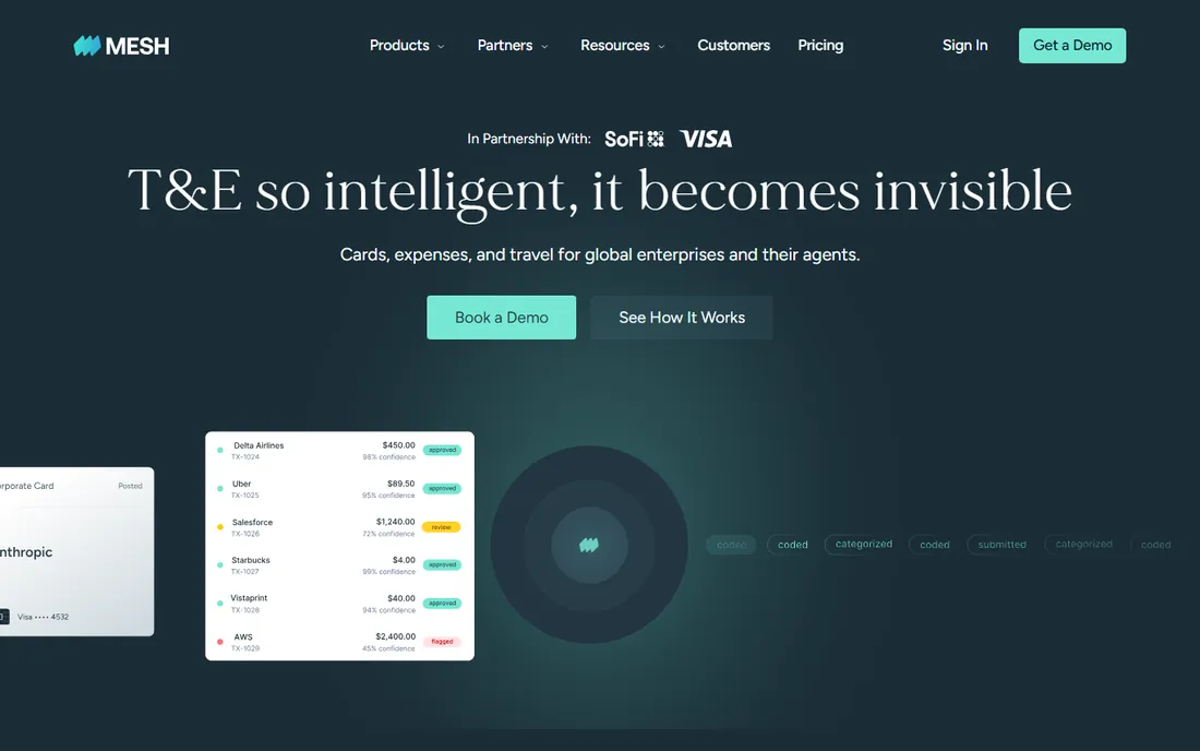 Mesh Payments homepage