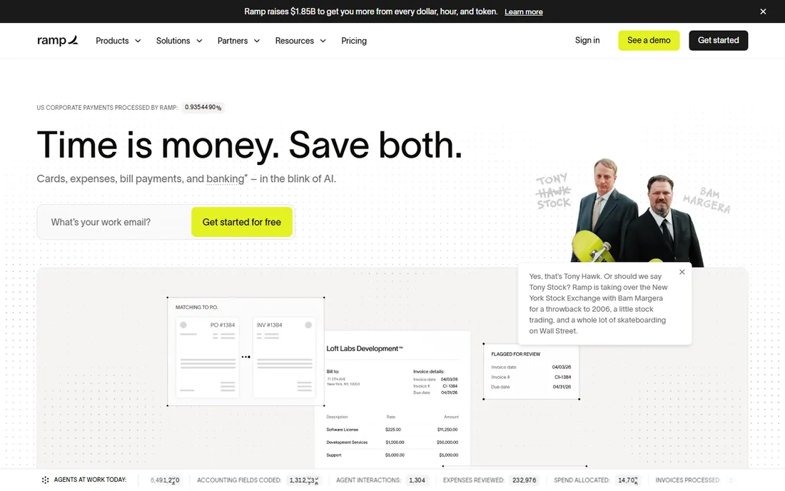 Ramp homepage