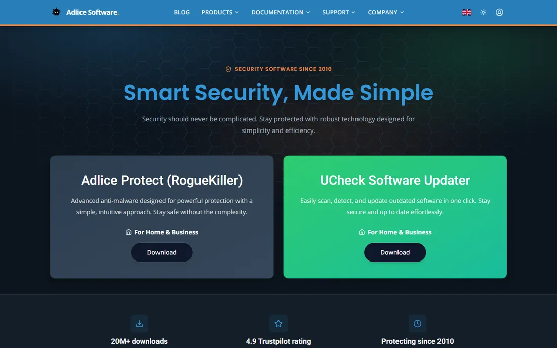 UCheck homepage