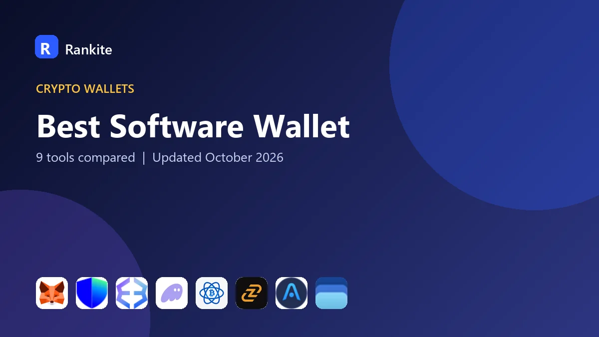 Best Software Wallet in 2026: 9 Tools Compared