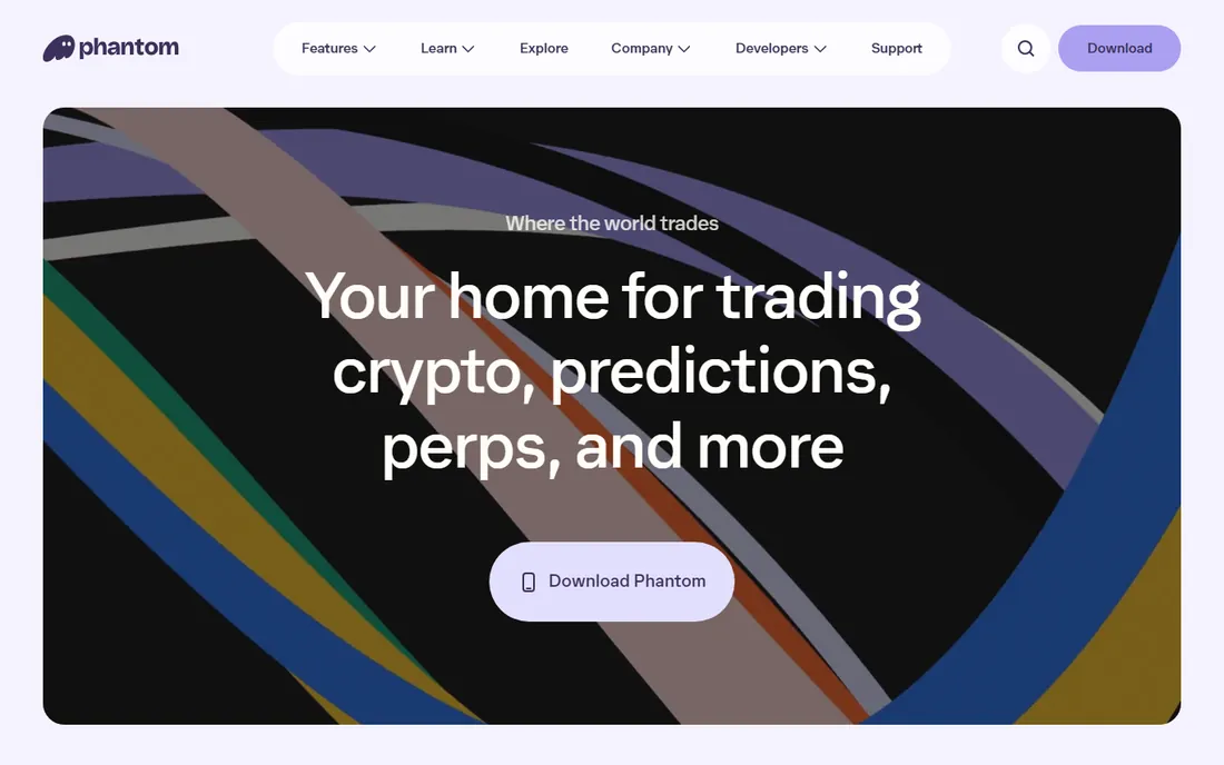 Phantom homepage