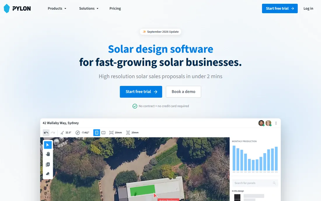 Pylon homepage