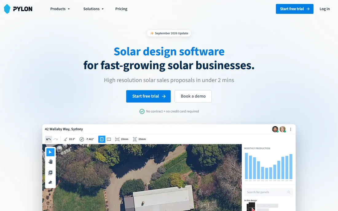 Pylon homepage