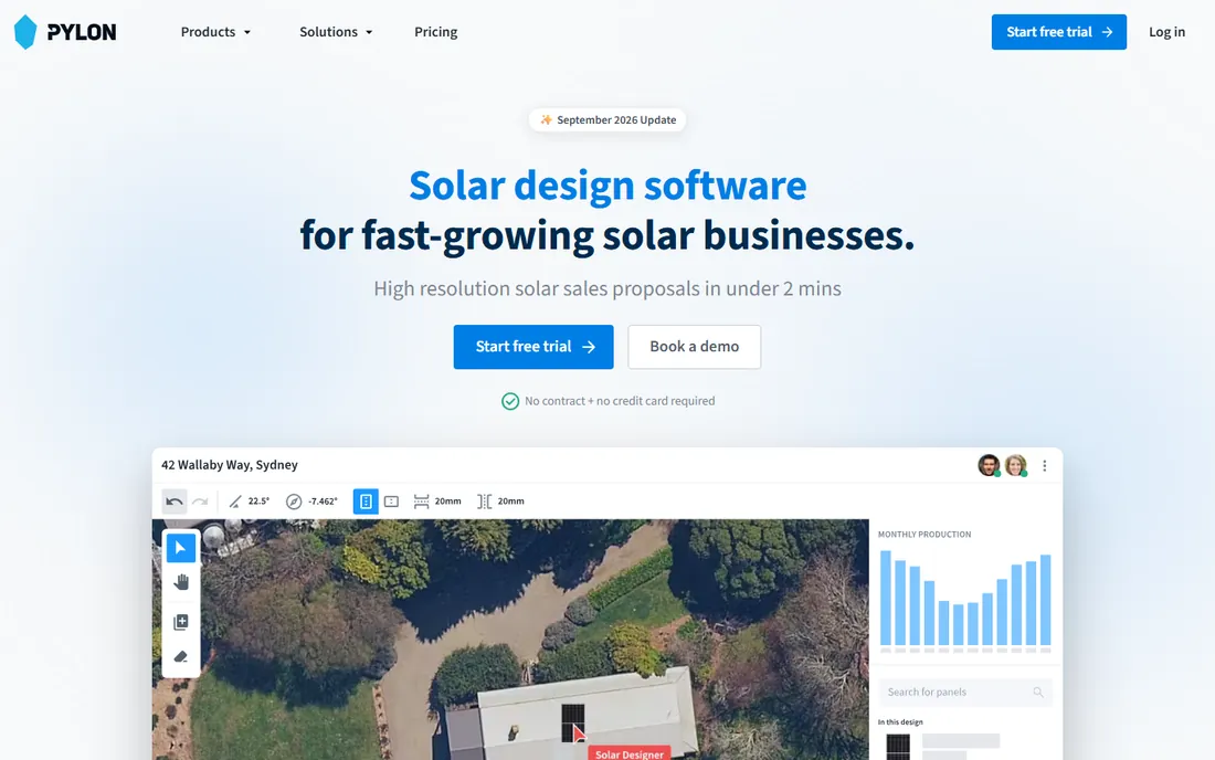Pylon homepage