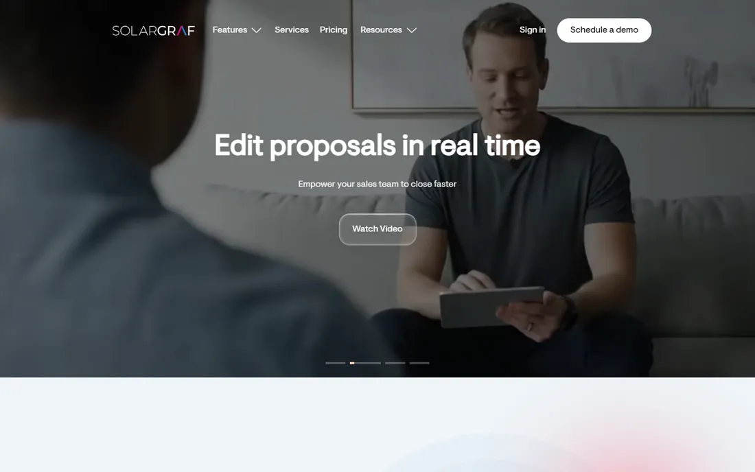 Solargraf homepage