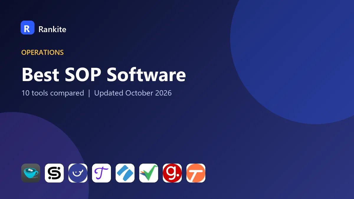 Best SOP Software in 2026: 10 Tools Compared