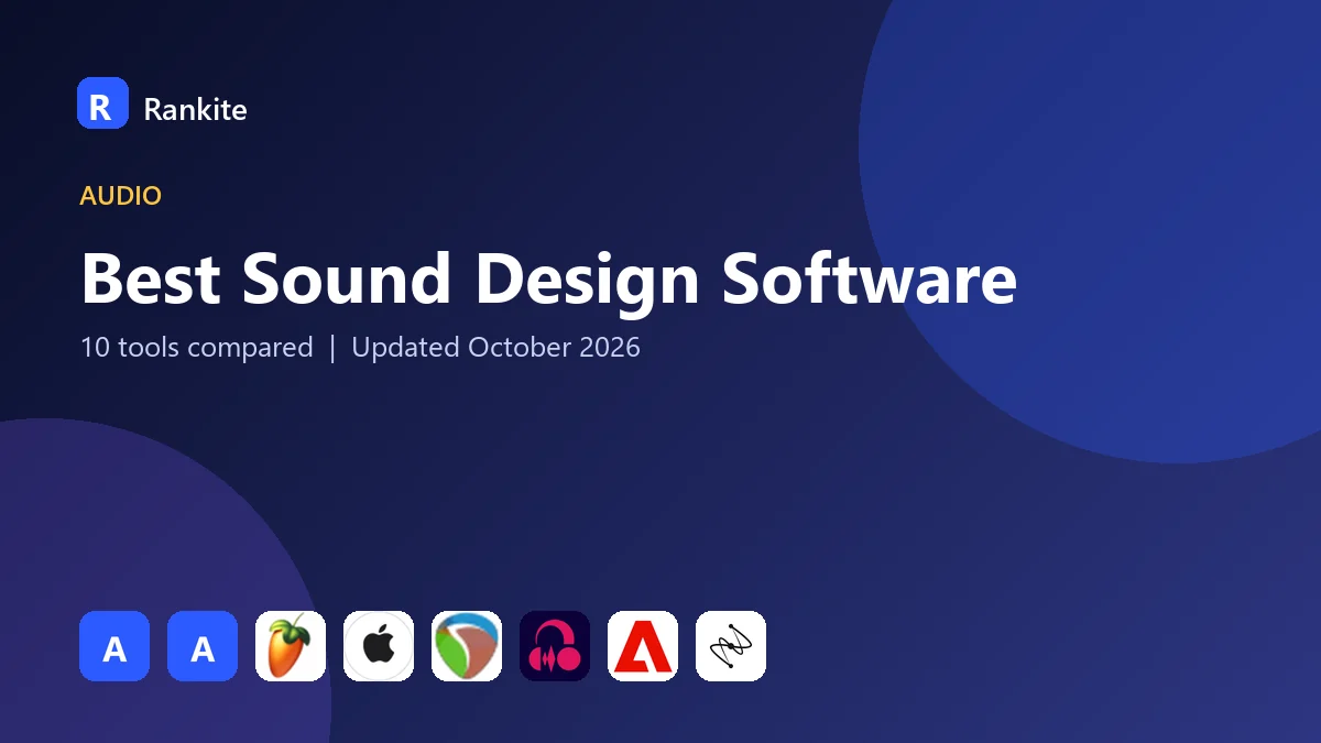 Best Sound Design Software in 2026: 10 Tools Compared