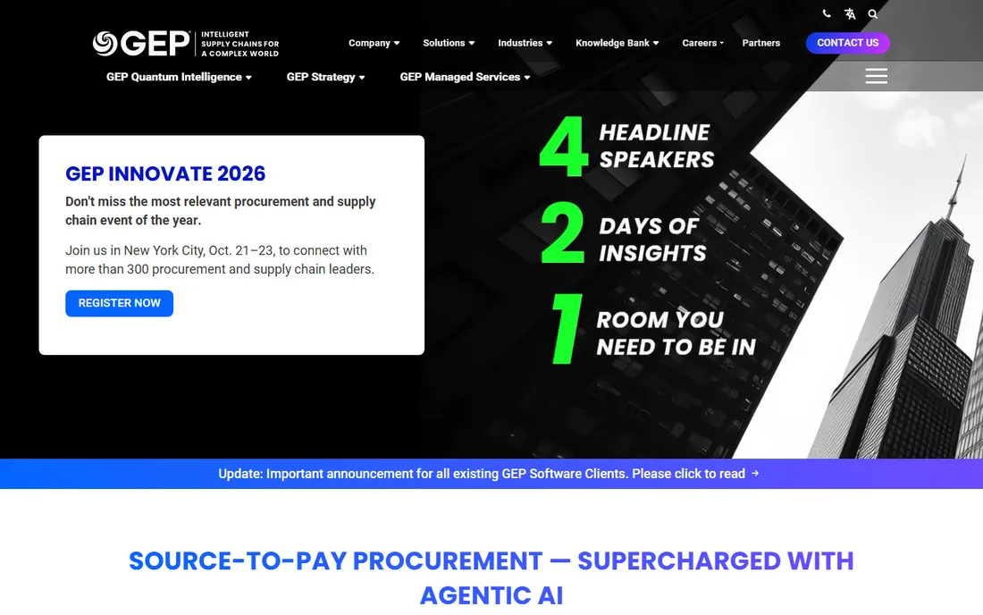 GEP SMART homepage