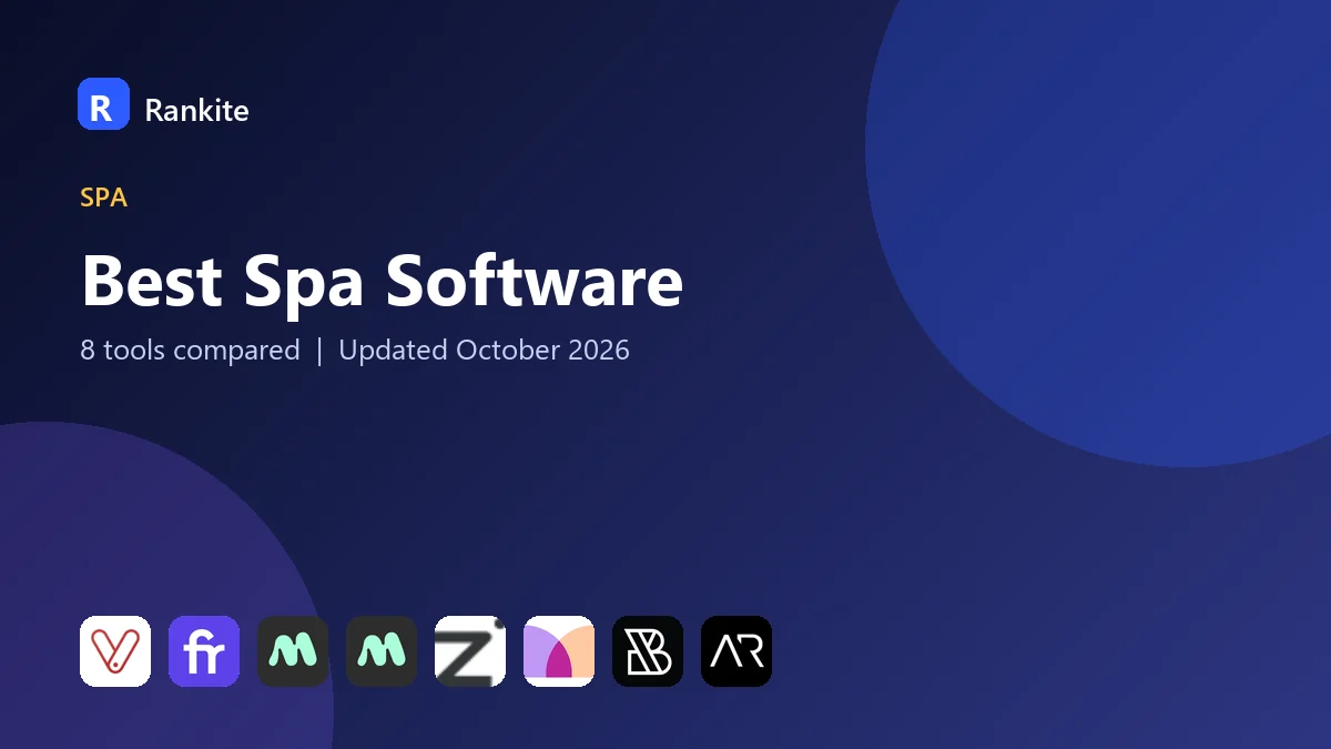 Best Spa Software in 2026: 8 Tools Compared