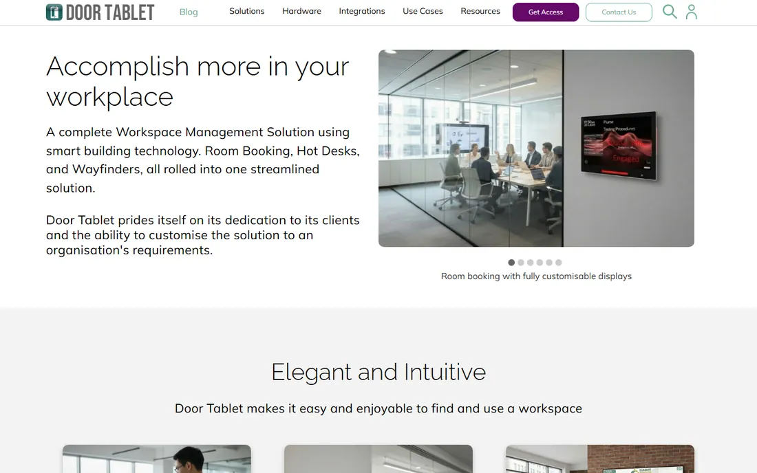 Door Tablet homepage