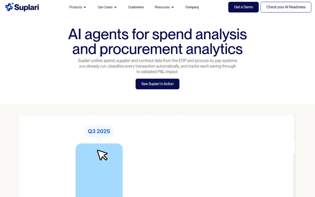 Suplari homepage