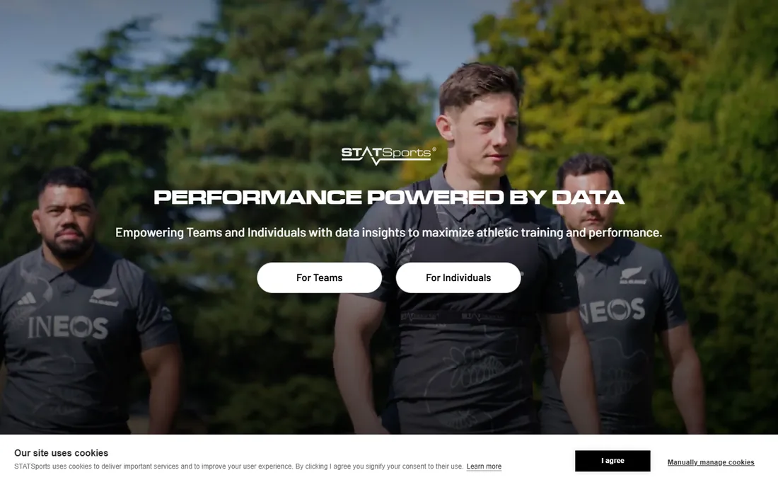 STATSports homepage