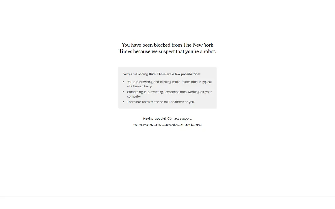 The Athletic homepage