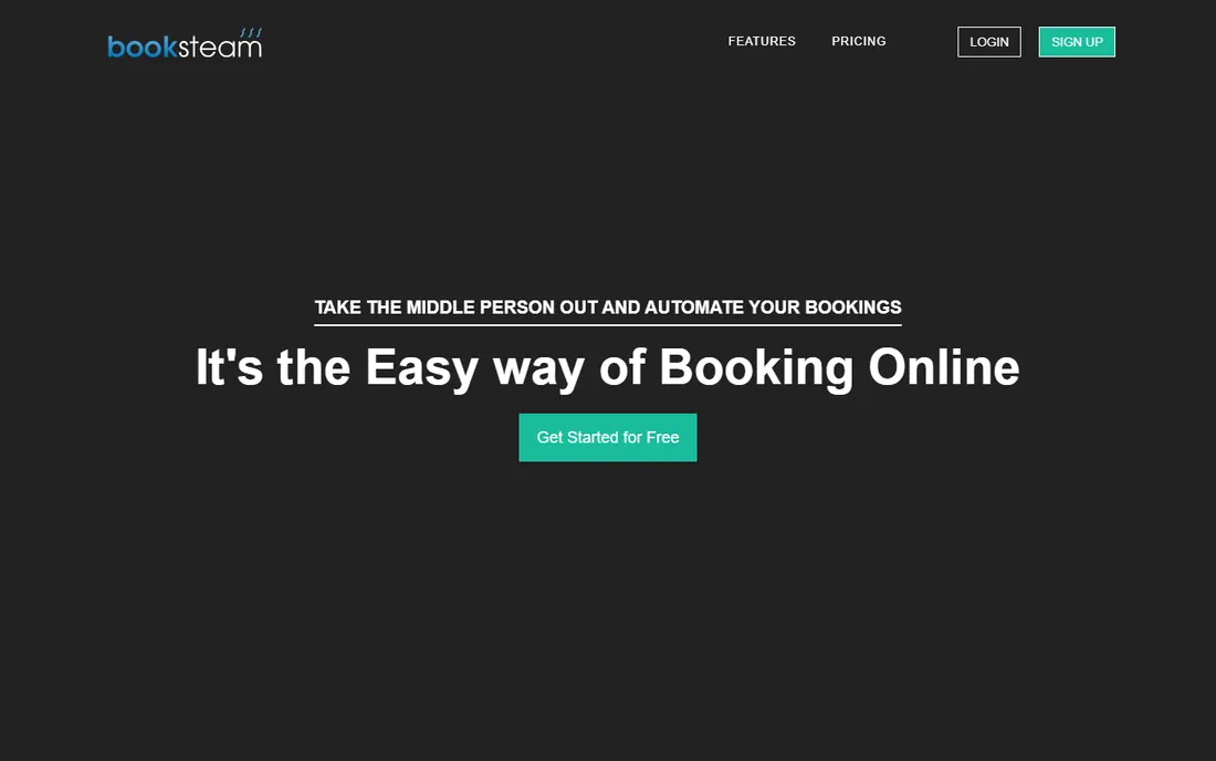 BookSteam homepage