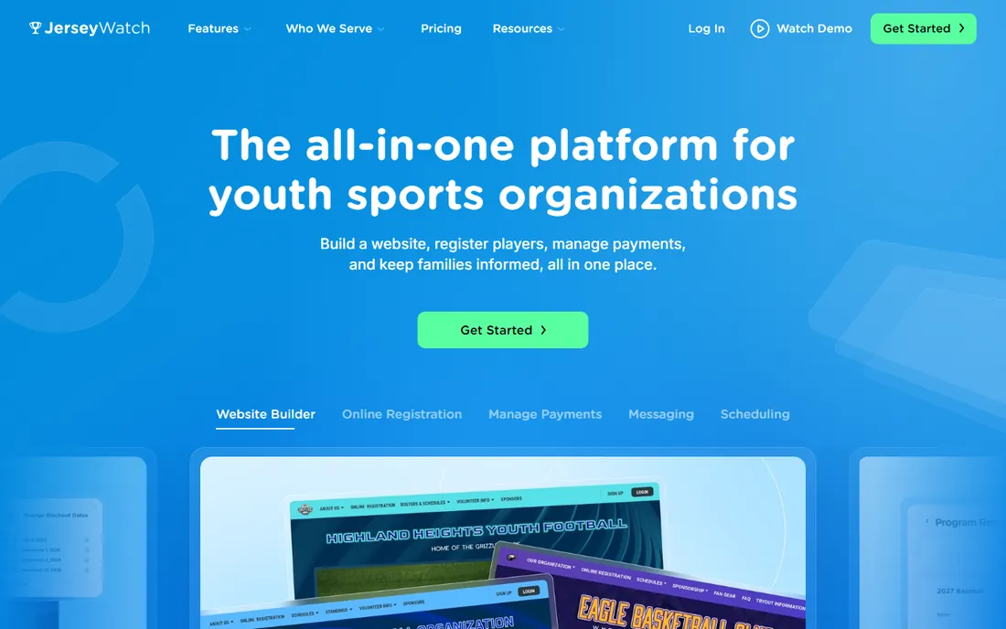 Jersey Watch homepage