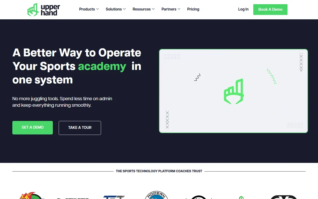 Upper Hand homepage