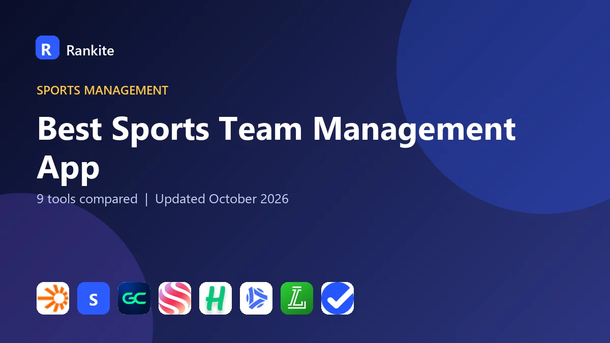 Best Sports Team Management App in 2026: 9 Tools Compared