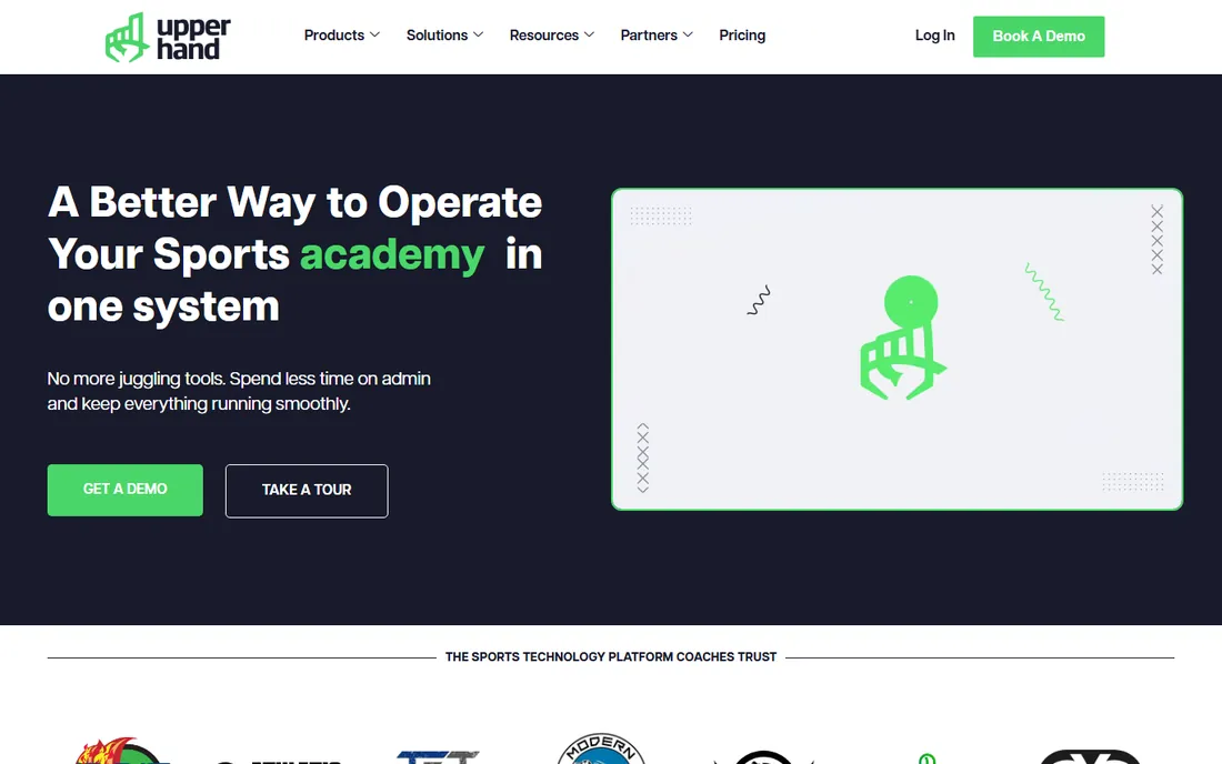 Upper Hand homepage