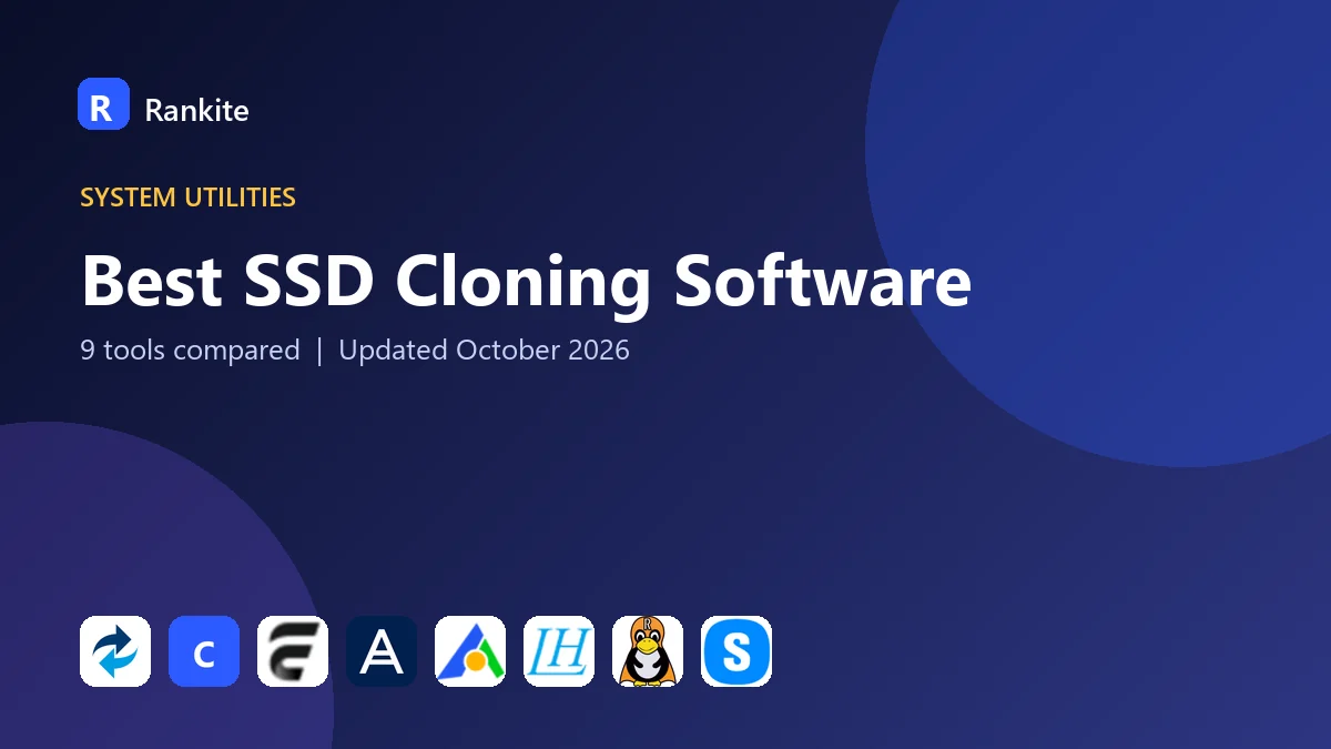 Best SSD Cloning Software in 2026: 9 Tools Compared