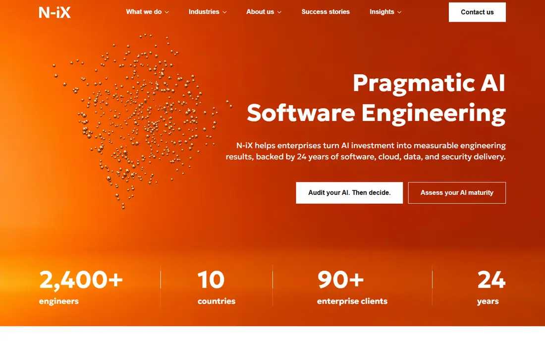 N-iX homepage