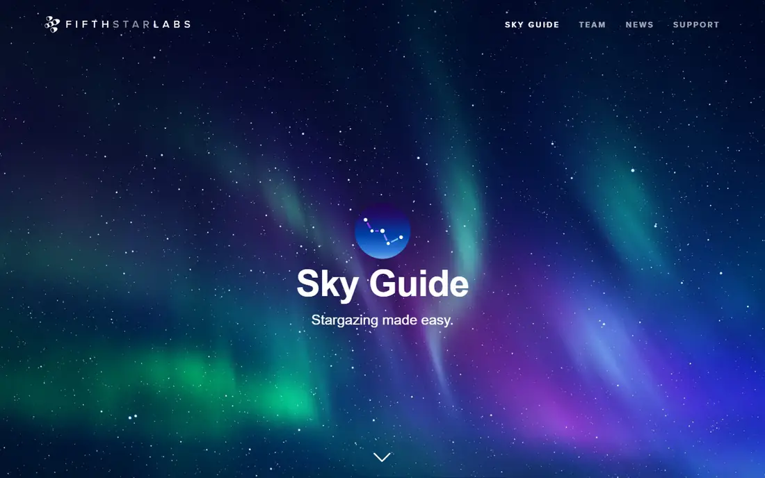 Sky Guide homepage