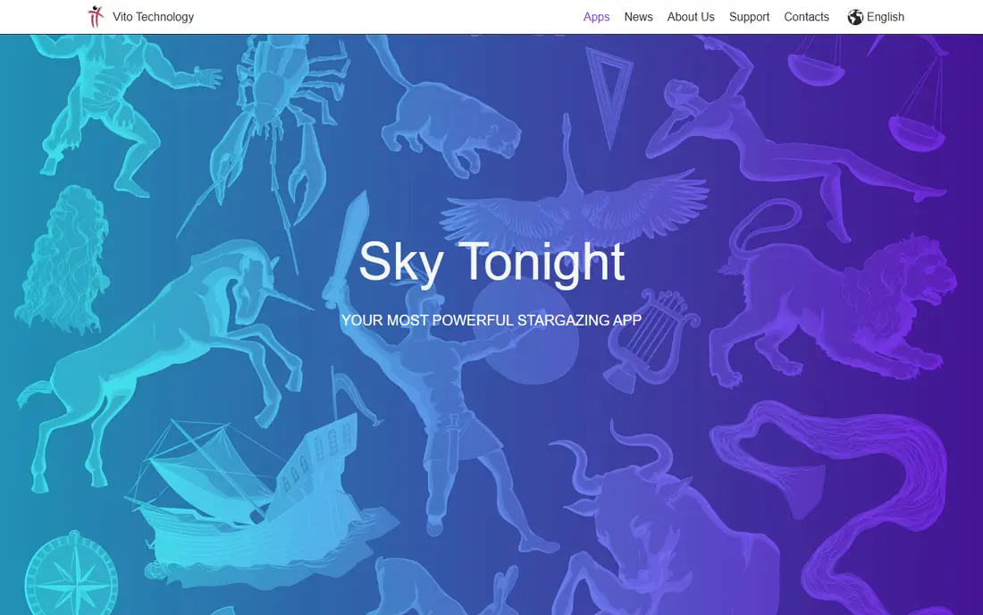 Sky Tonight homepage