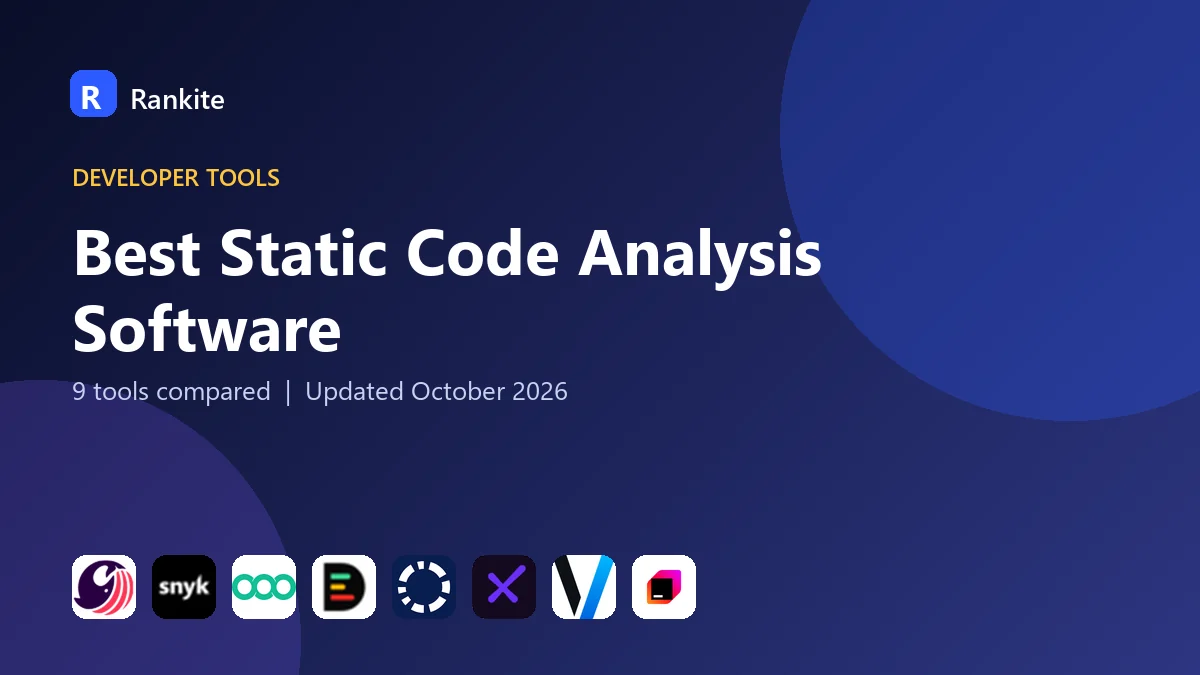 Best Static Code Analysis Software in 2026: 9 Tools Compared