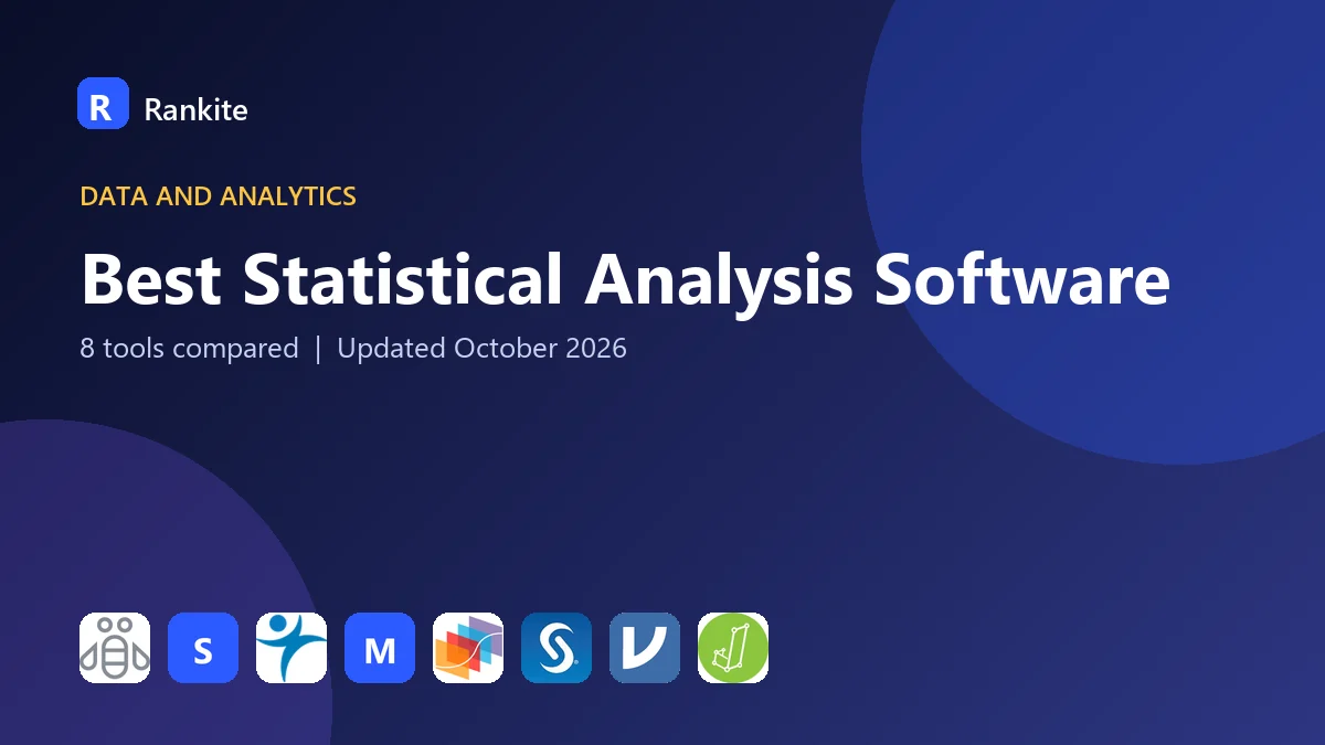 Best Statistical Analysis Software in 2026: 8 Tools Compared