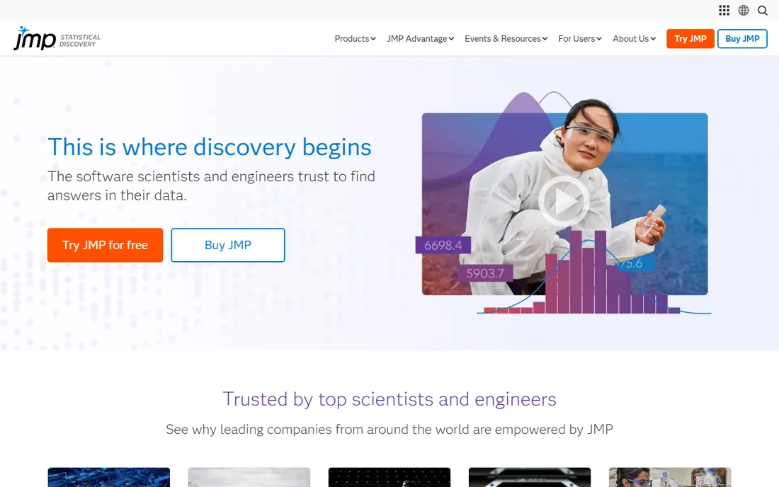 JMP homepage