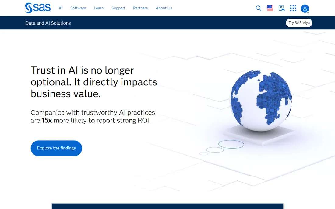 SAS homepage