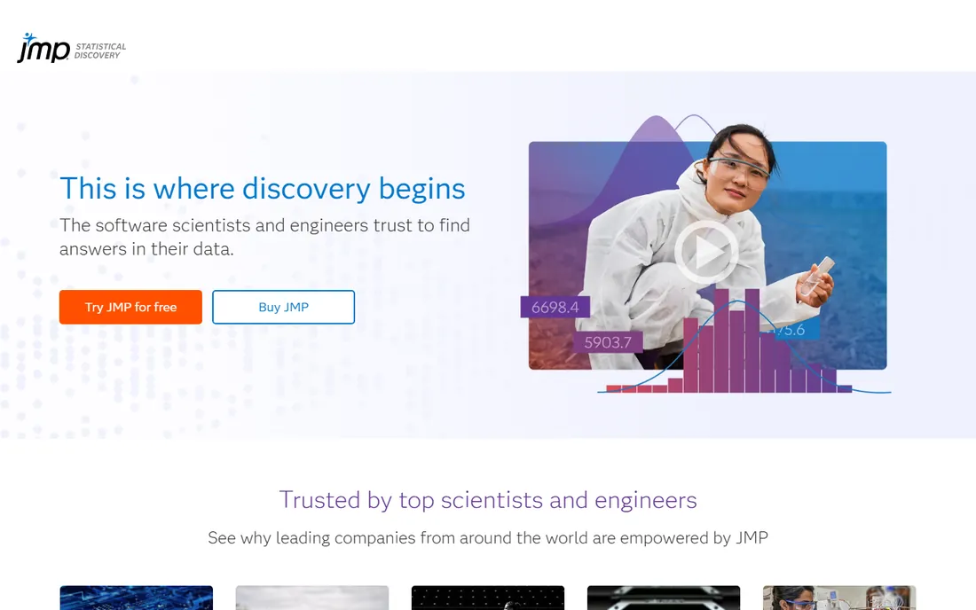 JMP homepage