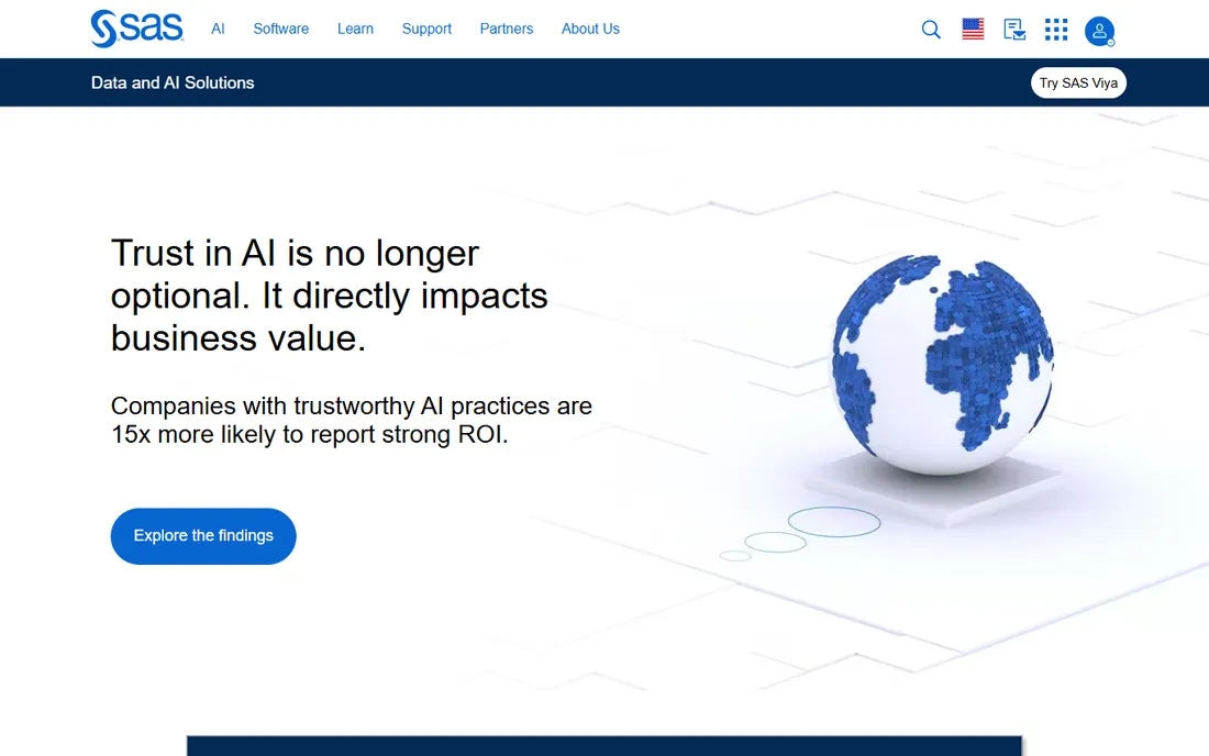 SAS homepage