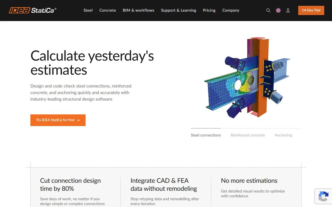 IDEA StatiCa homepage