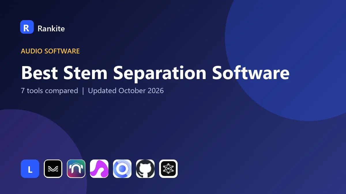 Best Stem Separation Software in 2026: 7 Tools Compared