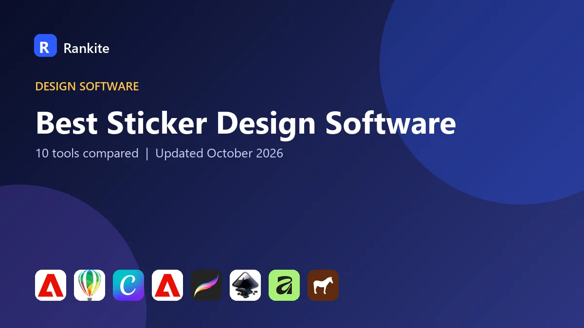 Best Sticker Design Software in 2026: 10 Tools Compared