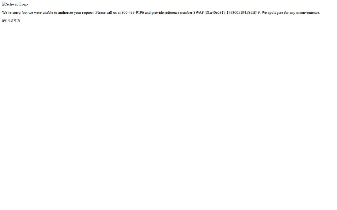 Charles Schwab homepage