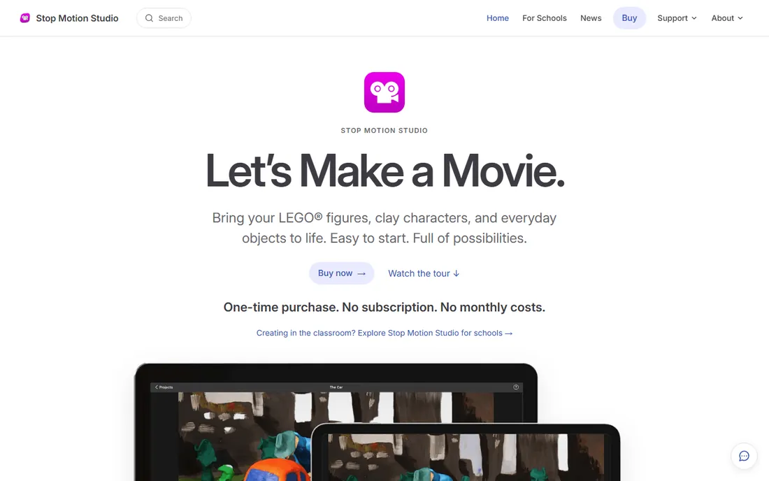 Stop Motion Studio homepage