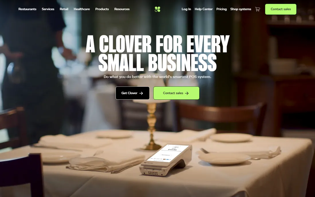 Clover homepage