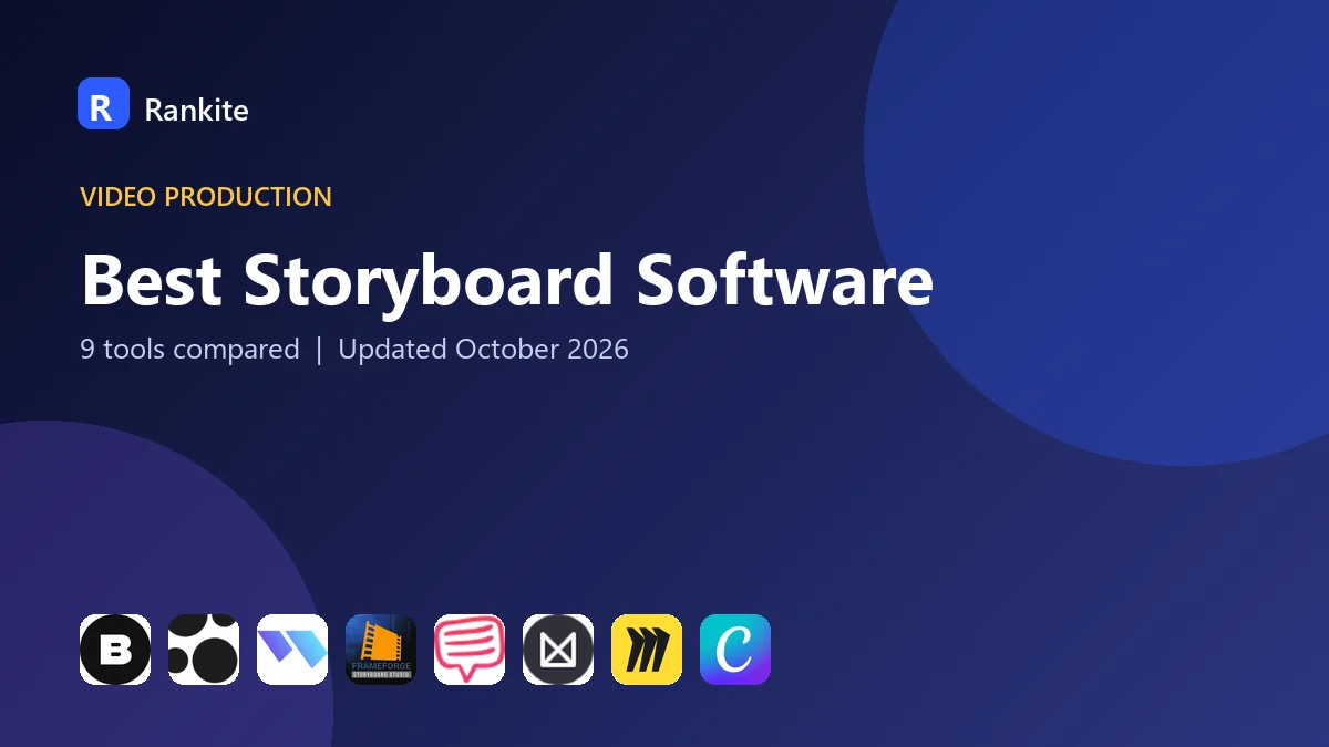 Best Storyboard Software in 2026: 9 Tools Compared