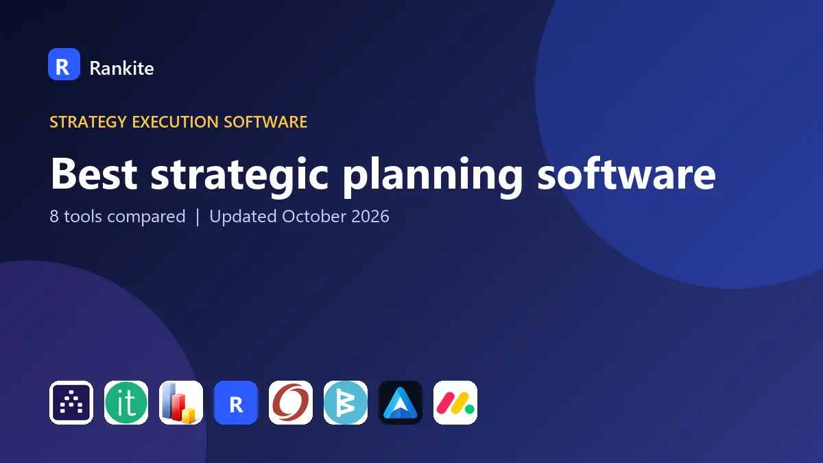 Best strategic planning software in 2026: 8 Tools Compared