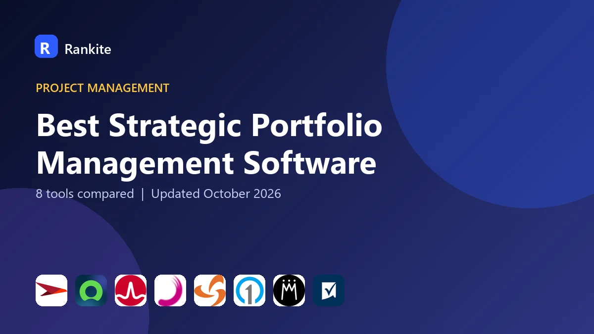 Best Strategic Portfolio Management Software in 2026: 8 Tools Compared