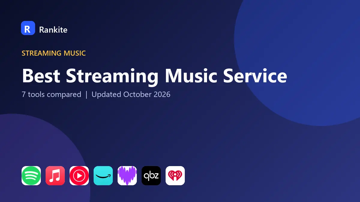 Best Streaming Music Service in 2026: 7 Tools Compared